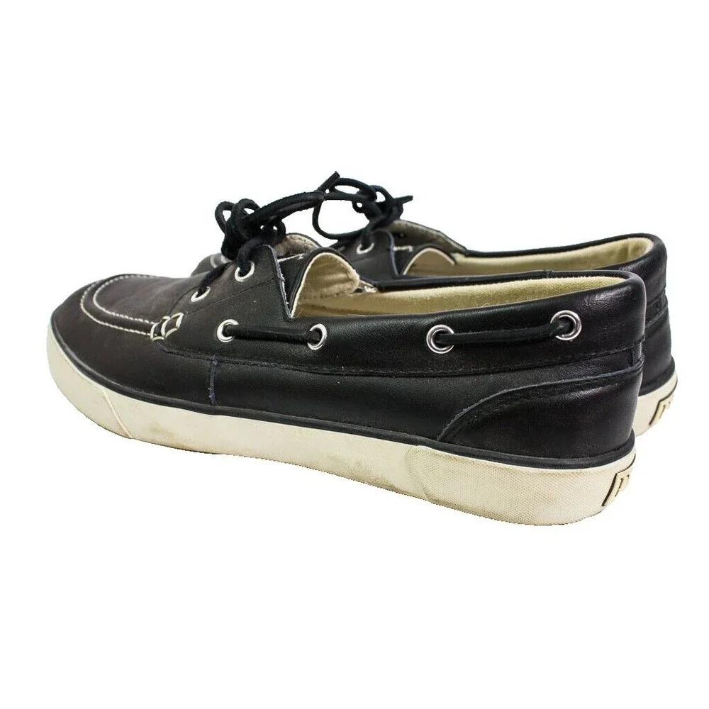 Polo Ralph Lauren Boat Shoes Leather Dark Topsiders Size 11.5 D